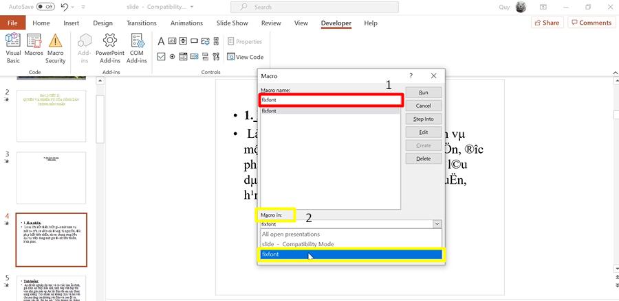 Hướng dẫn cách sửa lỗi font chữ trong Powerpoint chắc chắn thành công