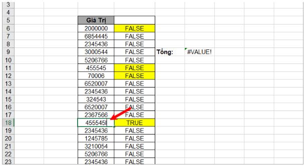 Hướng dẫn 3 cách sửa lỗi Value trong Excel