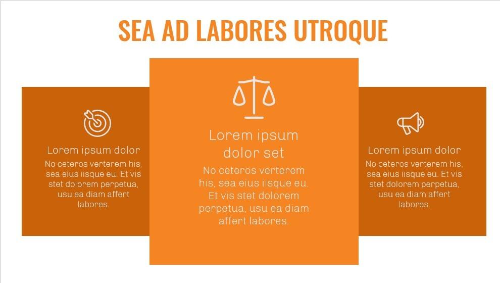 slide Powerpoint màu cam 6