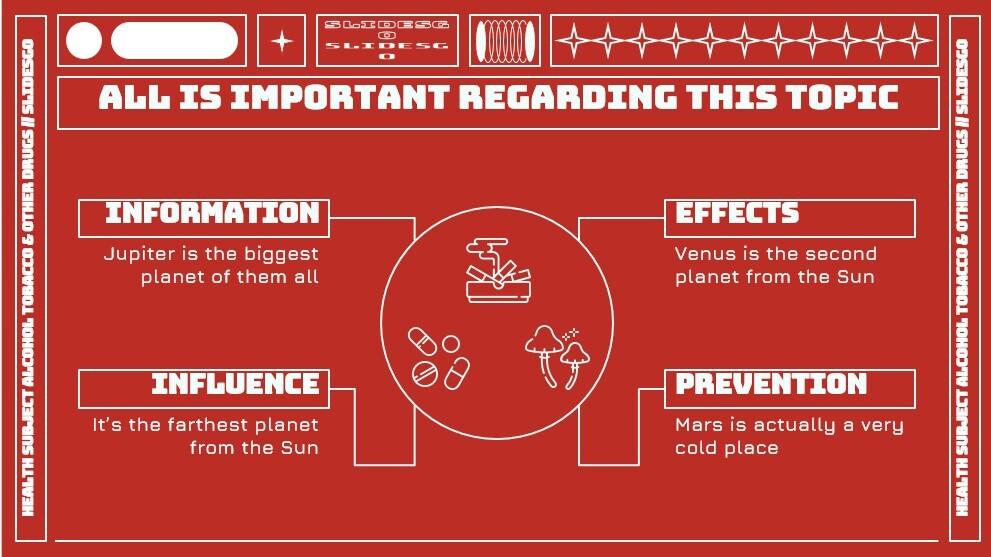 template Powerpoint màu đỏ 3