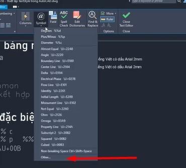 Cách thiết lập Textstyle cho đúng và đẹp để viết chữ trong AutoCAD