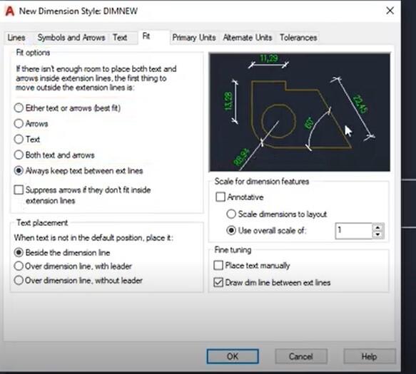 Hướng dẫn cách chuẩn nhất để thiết lập Dimstyle trong AutoCAD