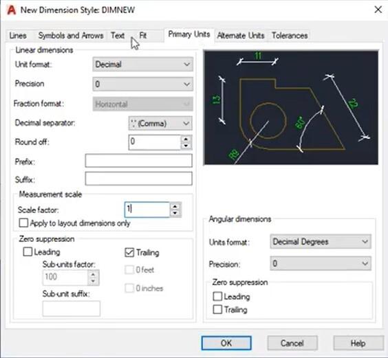 Hướng dẫn cách chuẩn nhất để thiết lập Dimstyle trong AutoCAD