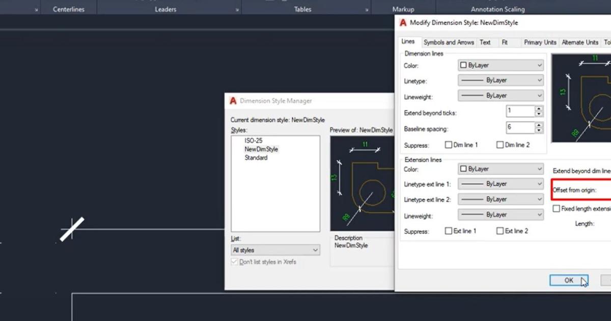 Hướng dẫn cách chuẩn nhất để thiết lập Dimstyle trong AutoCAD