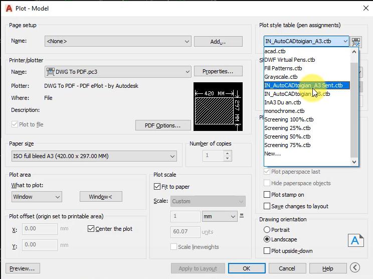 3 bước thiết lập và in ấn bản vẽ AutoCAD chuẩn đẹp chuyên nghiệp