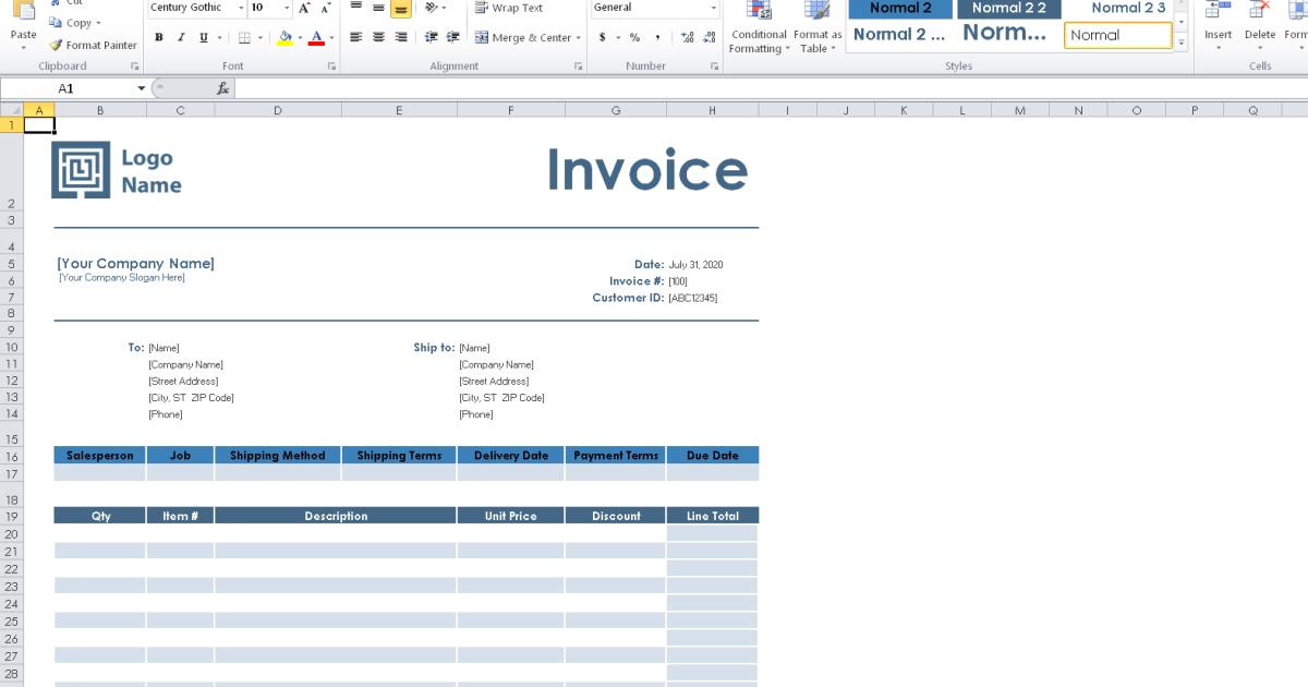 Tính tiền bằng Excel: Hướng dẫn cách tạo hóa đơn trong Excel