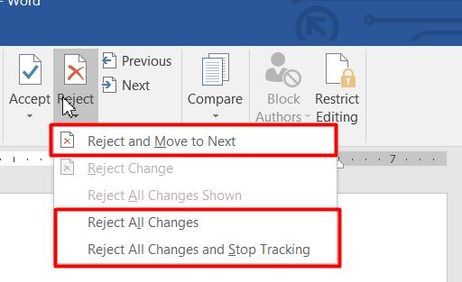 Cách tắt track change từ Word 2016 trở lên 4