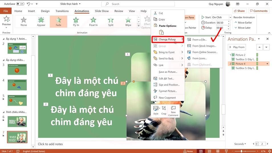 Hướng dẫn trình chiếu hình ảnh đơn giản chuyên nghiệp Powerpoint