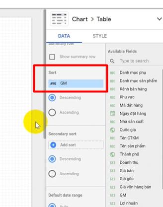 Truy vấn dữ liệu (Get Insights from Data) trong Google Data Studio