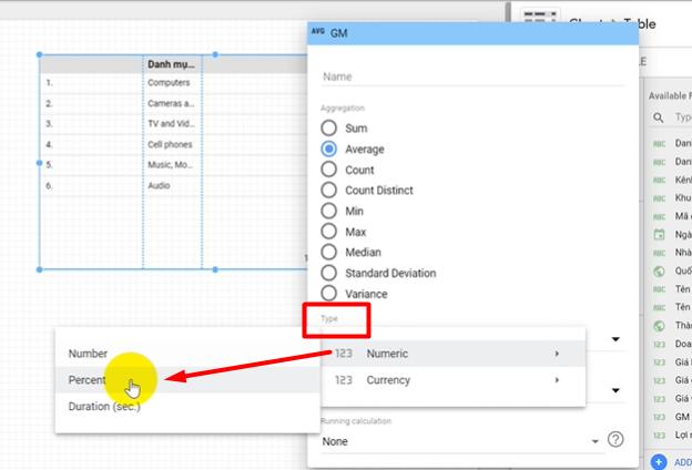Truy vấn dữ liệu (Get Insights from Data) trong Google Data Studio