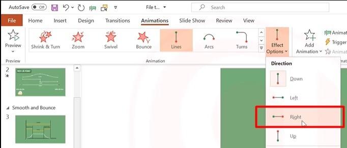 Ứng dụng hiệu ứng Powerpoint Line Path trong thiết kế slide