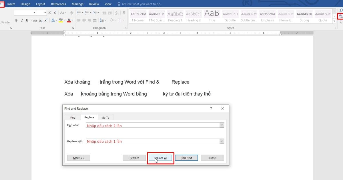 Hướng dẫn 3 cách xóa khoảng trắng trong Word trong 5 giây