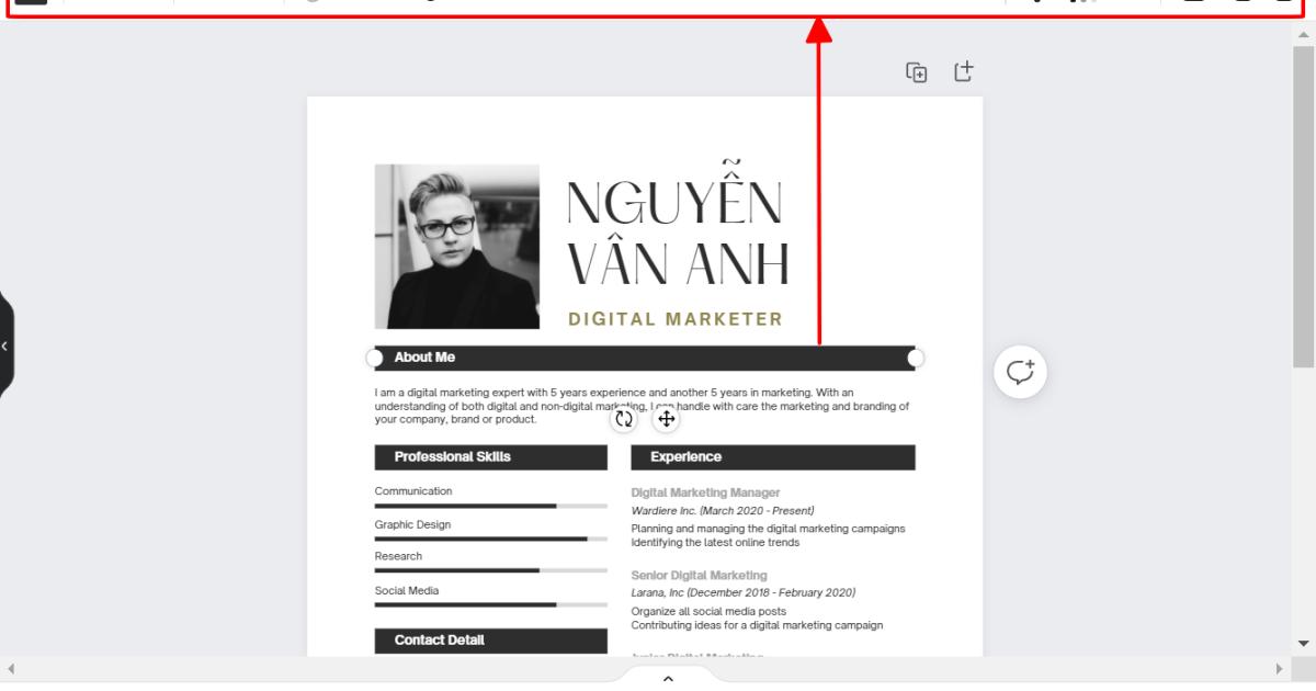 Hướng dẫn 4 bước tạo CV trên Canva đẹp mắt và chuyên nghiệp