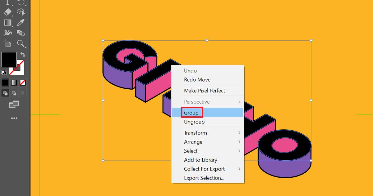 Hướng dẫn cách tạo hiệu ứng chữ 3D trong AI cực đơn giản