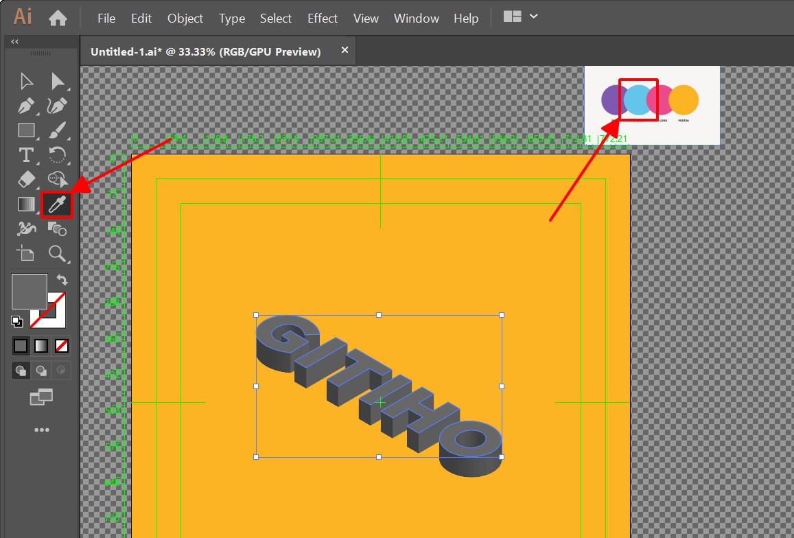 Hướng dẫn cách tạo hiệu ứng chữ 3D trong AI cực đơn giản