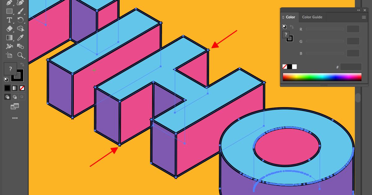 Hướng dẫn cách tạo hiệu ứng chữ 3D trong AI cực đơn giản