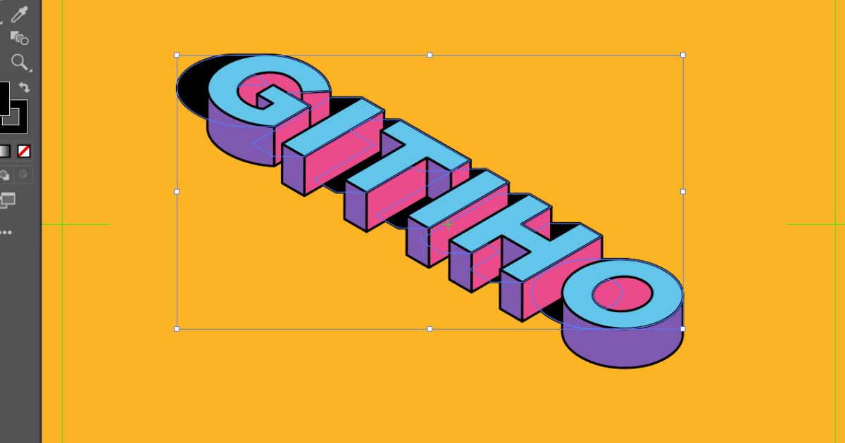 Hướng dẫn cách tạo hiệu ứng chữ 3D trong AI cực đơn giản