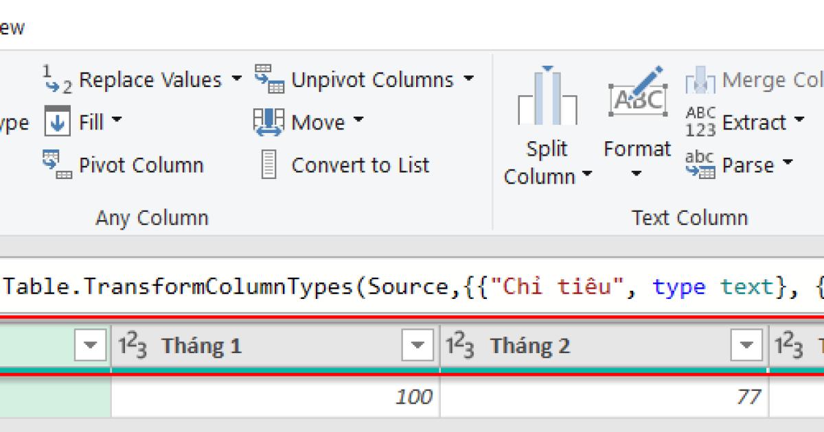 Hướng dẫn kỹ thuật xoay bảng trong Power Query dễ hiểu nhất