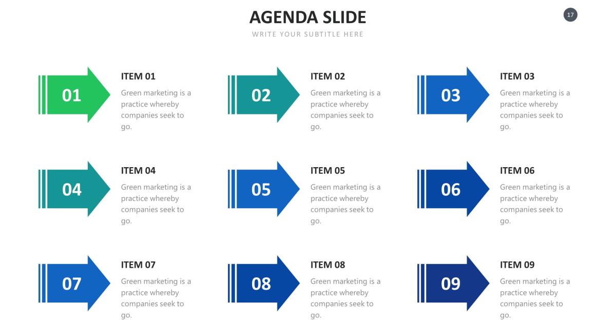 Agenda theo bố cục lưới theo từng item