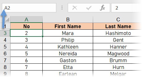 Hide and show columns in Excel