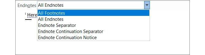 Thay đổi hoặc loại bỏ dòng phân cách trong phần chú thích