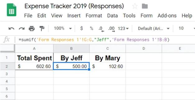 Cách tự động tính toán các khoản chi tiêu với Google Sheets và Google Form