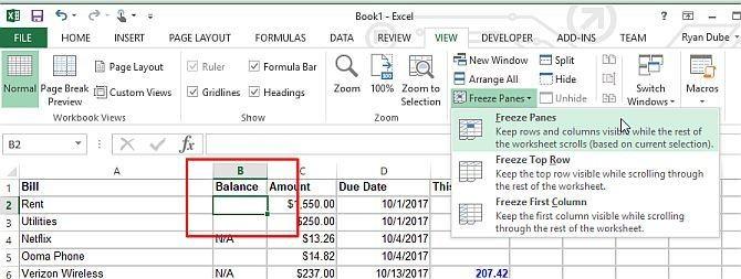 Lập ngân sách cá nhân với Microsoft Excel trong 4 bước đơn giản