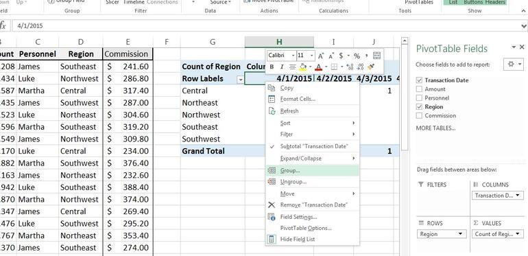 Cách tạo báo cáo nhanh chóng với PivotTable trong Excel