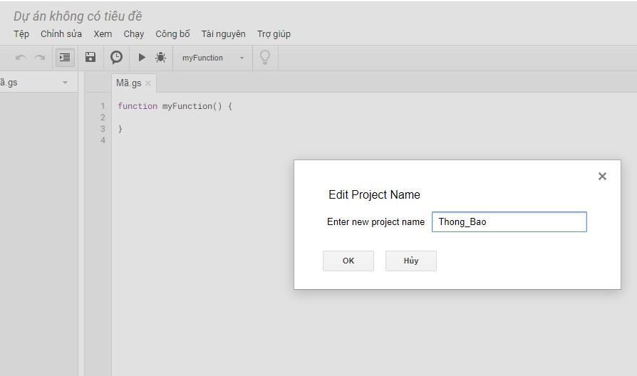 Cách tạo hộp nhắc, hộp input để nhập thông tin trong Google Sheets