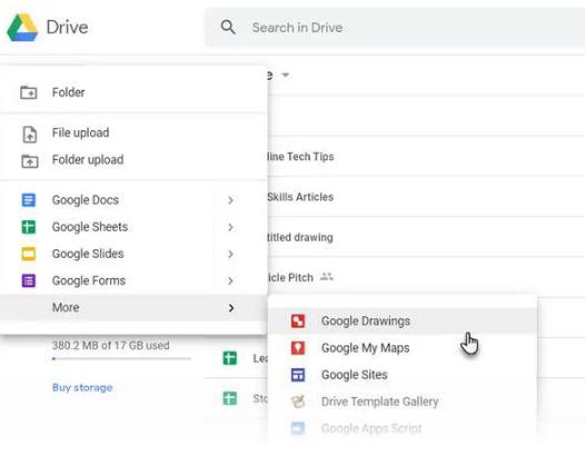 Tạo business card từ một tài liệu mới với Google Drawing