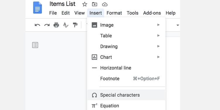 Cách thêm ô checkbox vào tài liệu Google Docs