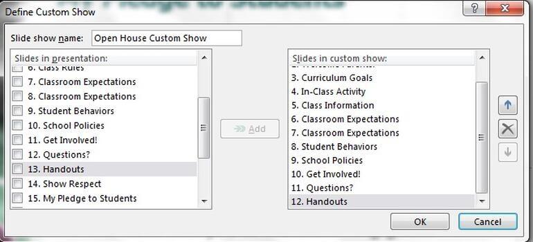 Hợp nhất Slides PowerPoint với Custom Slide Show