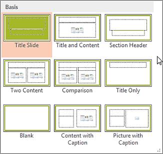 Slide layout trong PowerPoint