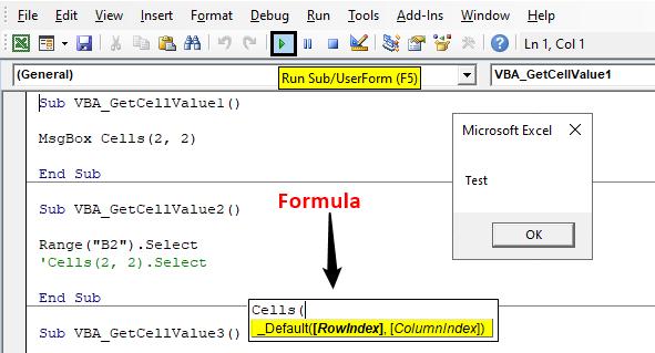 Hướng dẫn sử dụng hàm CELLS và RANGCE để lấy giá trị ô VBA trong Excel