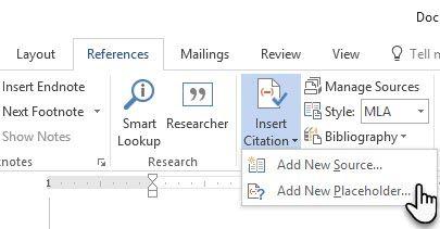 Cách tạo danh mục tài liệu tham khảo có trích dẫn trong Microsoft Word