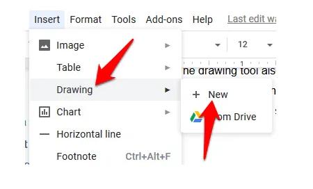 Chèn Text Box vào Google Documents bằng công cụ Drawing 1