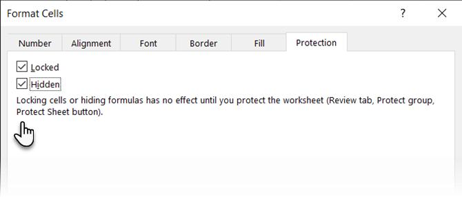 Cách ẩn và hiển thị các công thức