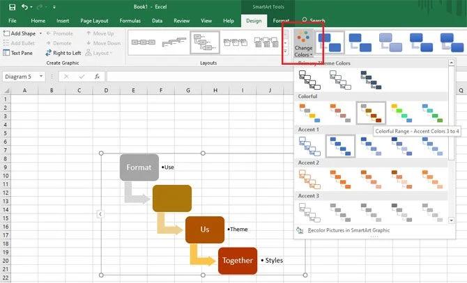 Cách tạo flowchart trong Excel