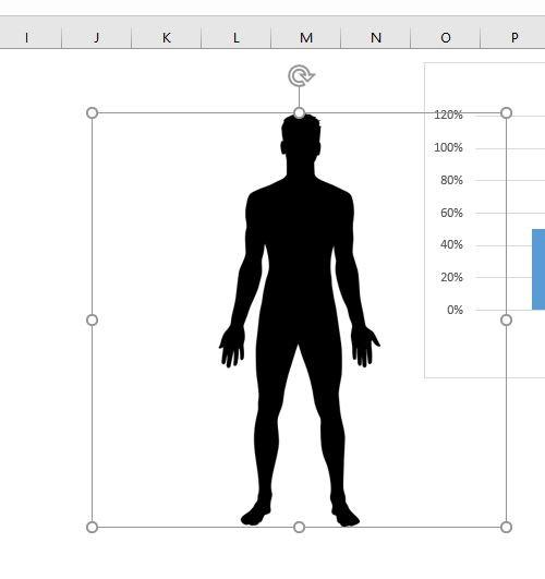 Infographic với biểu tượng Nam - Nữ trong Excel