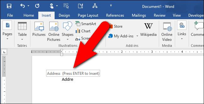 Cách chèn nhanh các khối văn bản trong Microsoft Word với AutoText