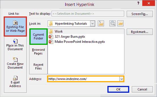Cách liên kết tới địa chỉ trang web trong PowerPoint