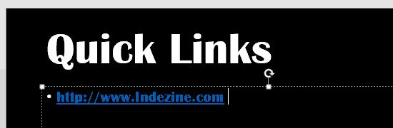 Cách liên kết tới địa chỉ trang web trong PowerPoint