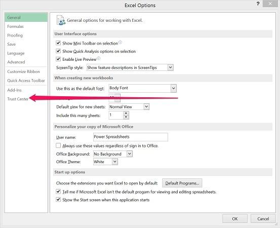 khắc phục sự cố không mở được tệp Macro cá nhân