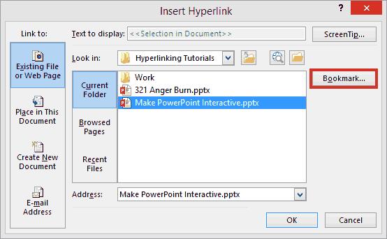 Cách liên kết đến một slide cụ thể trong PPoint