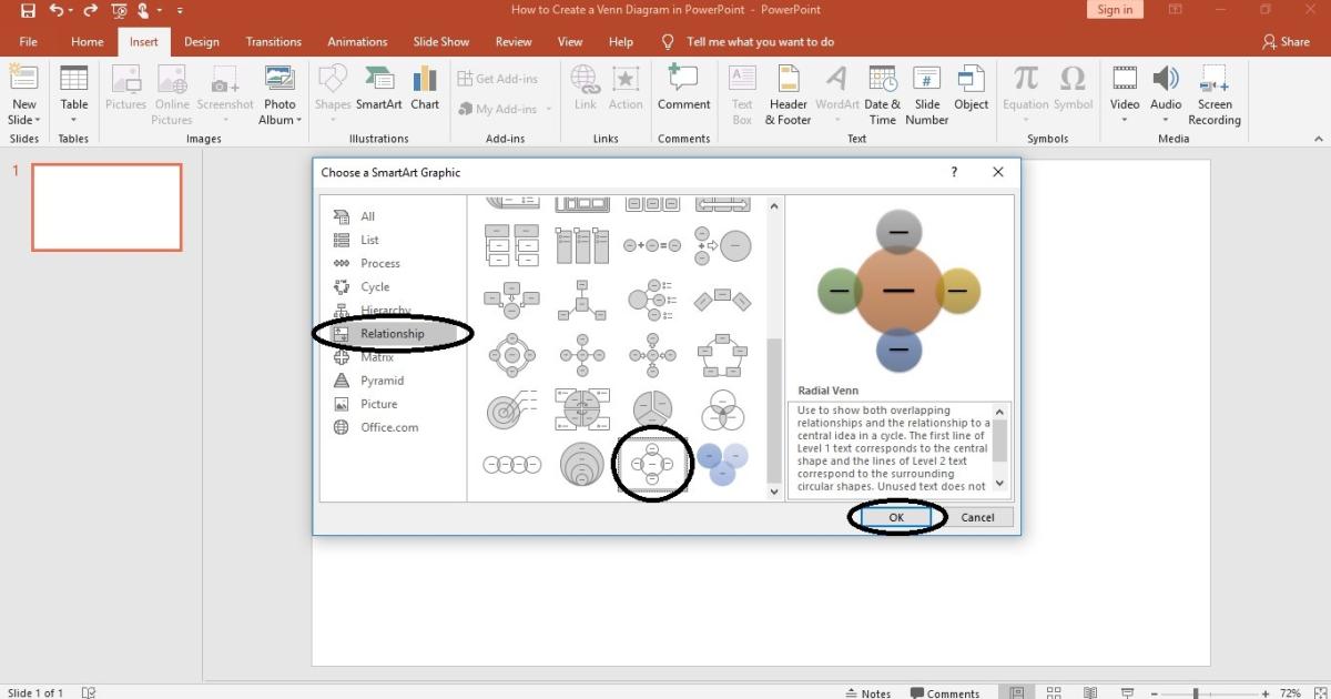 Hướng dẫn cách tạo sơ đồ Venn trong PowerPoint