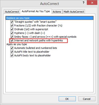 Cách tạo liên kết văn bản tự động trong PowerPoint