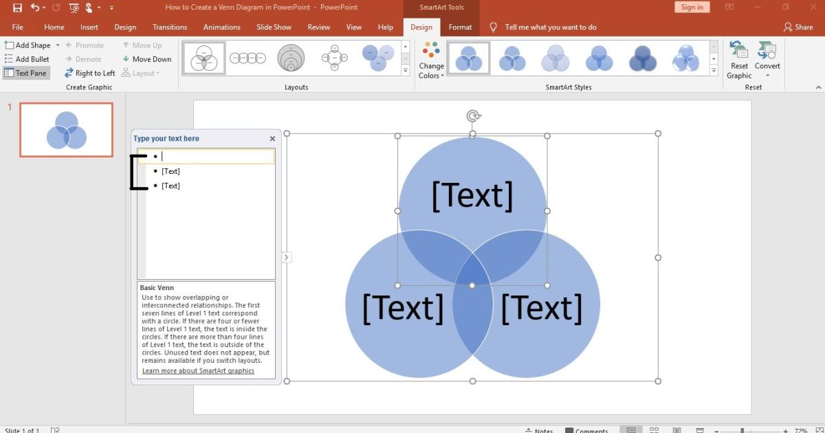 Hướng dẫn cách tạo sơ đồ Venn trong PowerPoint