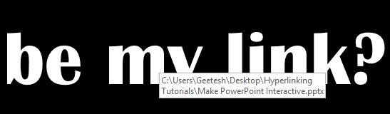 Cách tạo liên kết trong suốt trong PowerPoint