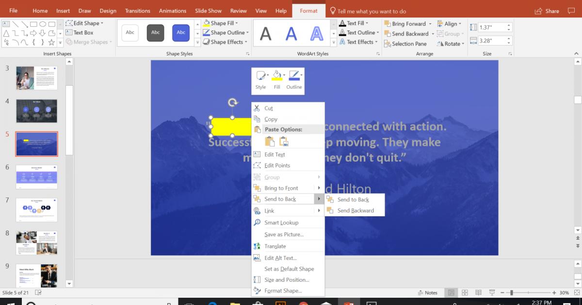 Hướng dẫn những cách tô sáng văn bản trong PowerPoint