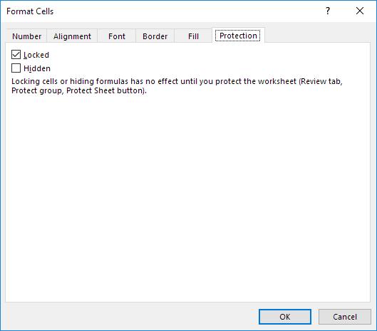 Cách khóa tất cả các ô trong Sheet